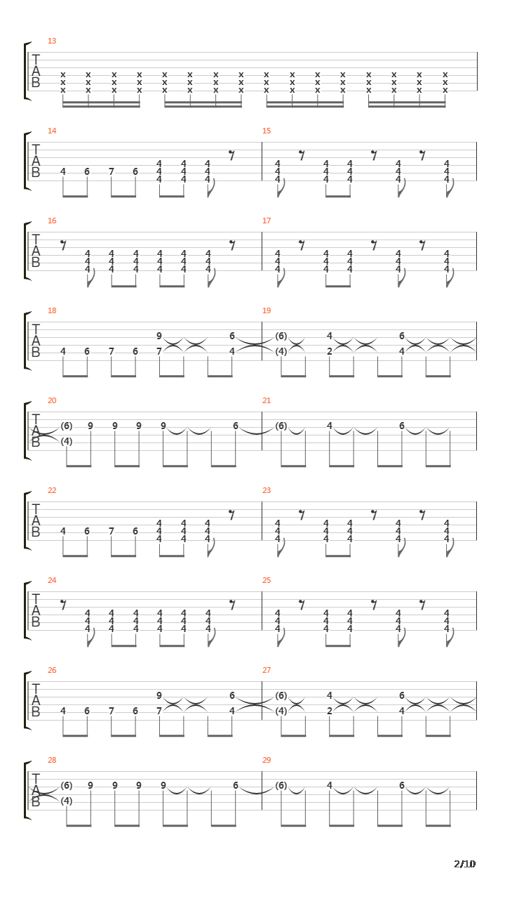 Music And Warm Bodies吉他谱