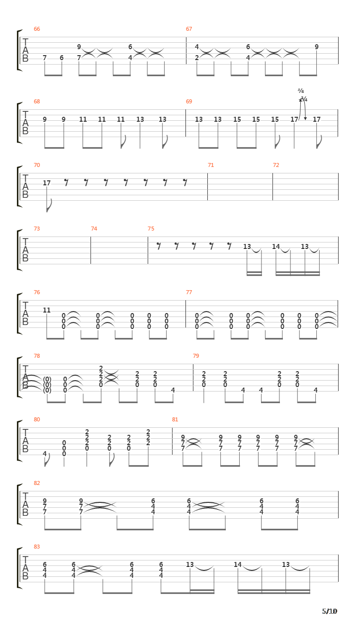 Music And Warm Bodies吉他谱