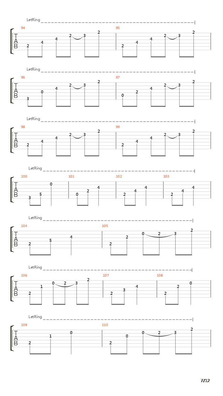 Le Onde吉他谱