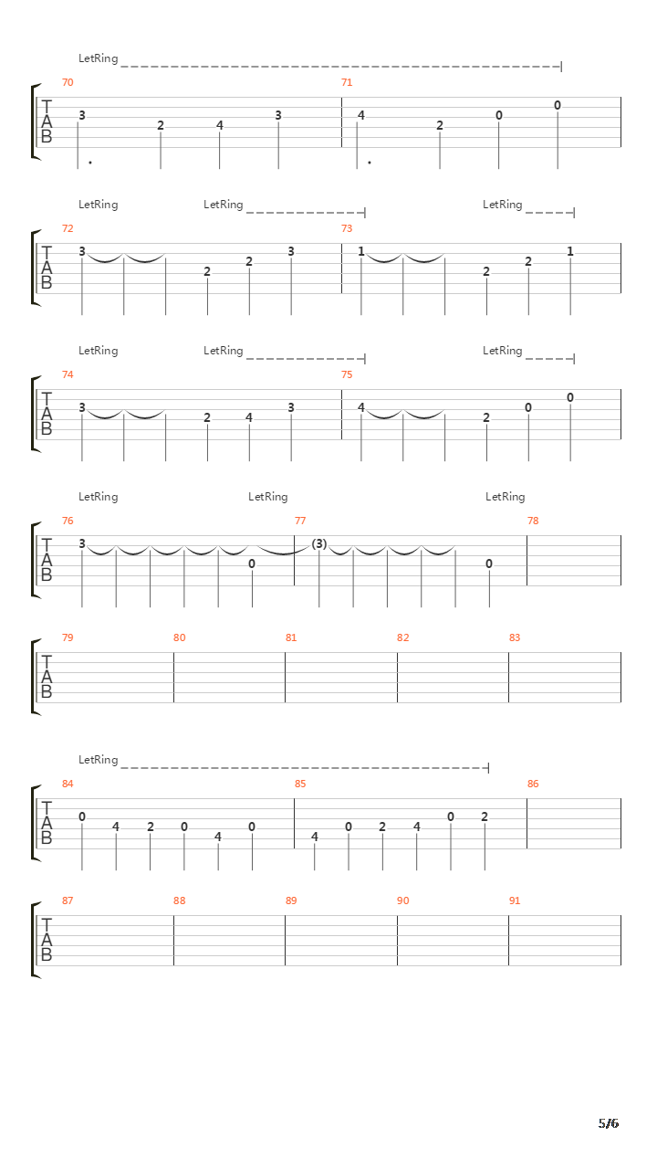 Le Onde吉他谱