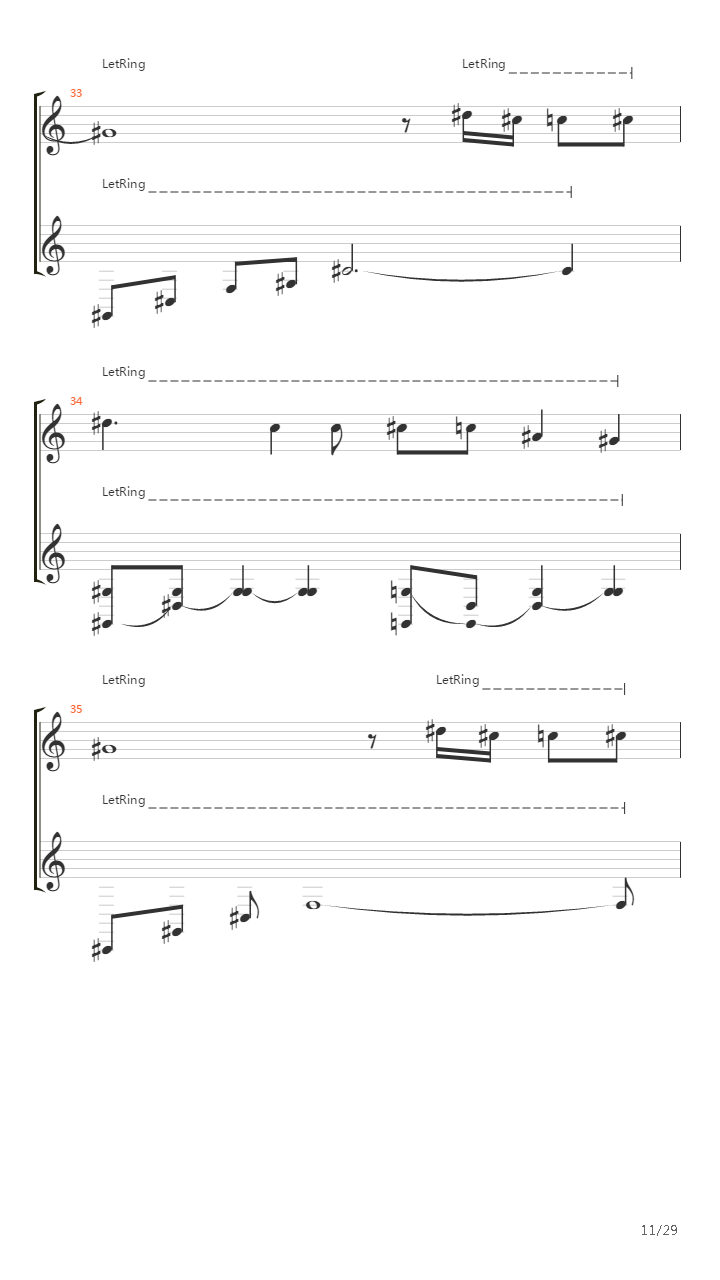 Nuvole Bianche吉他谱