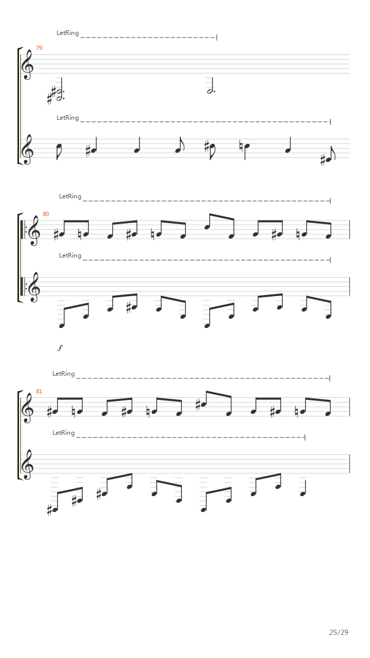 Nuvole Bianche吉他谱