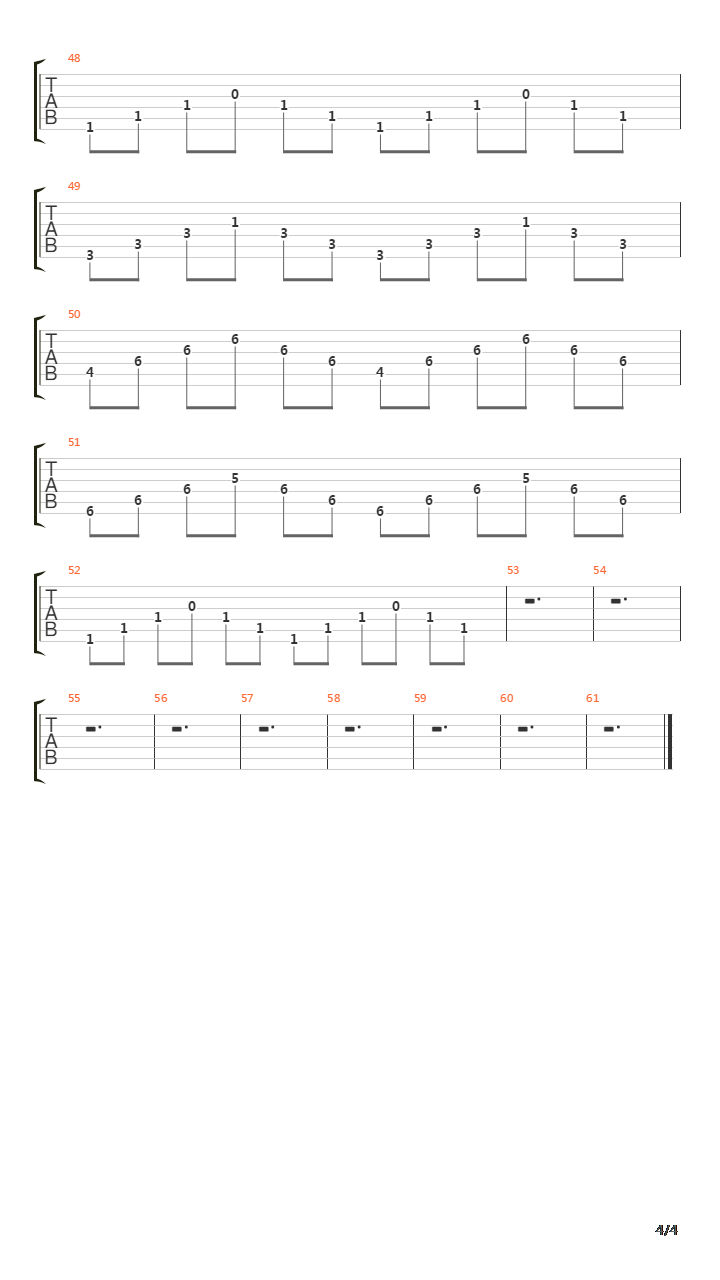 Nuvole Bianche吉他谱