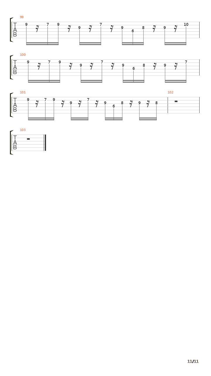 A View From The End Of The World吉他谱