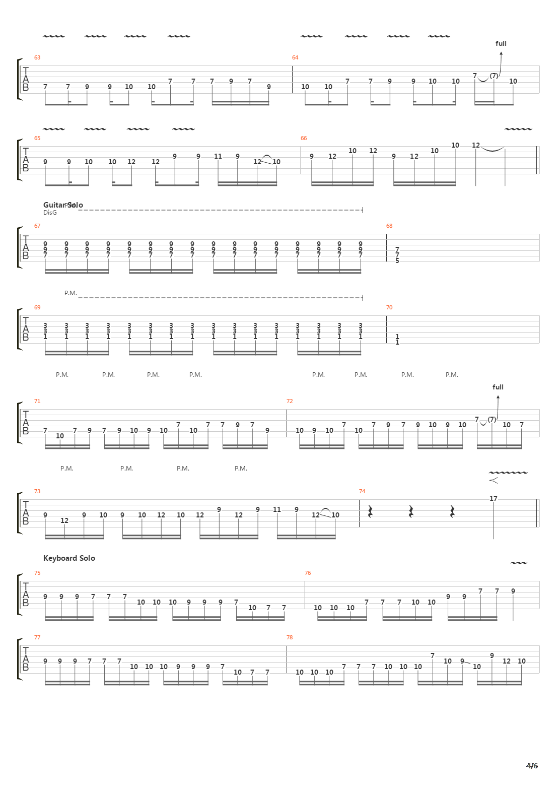 Conveyer吉他谱