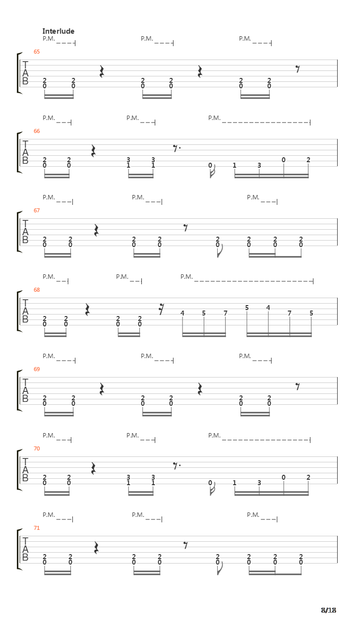 Force Feedback吉他谱