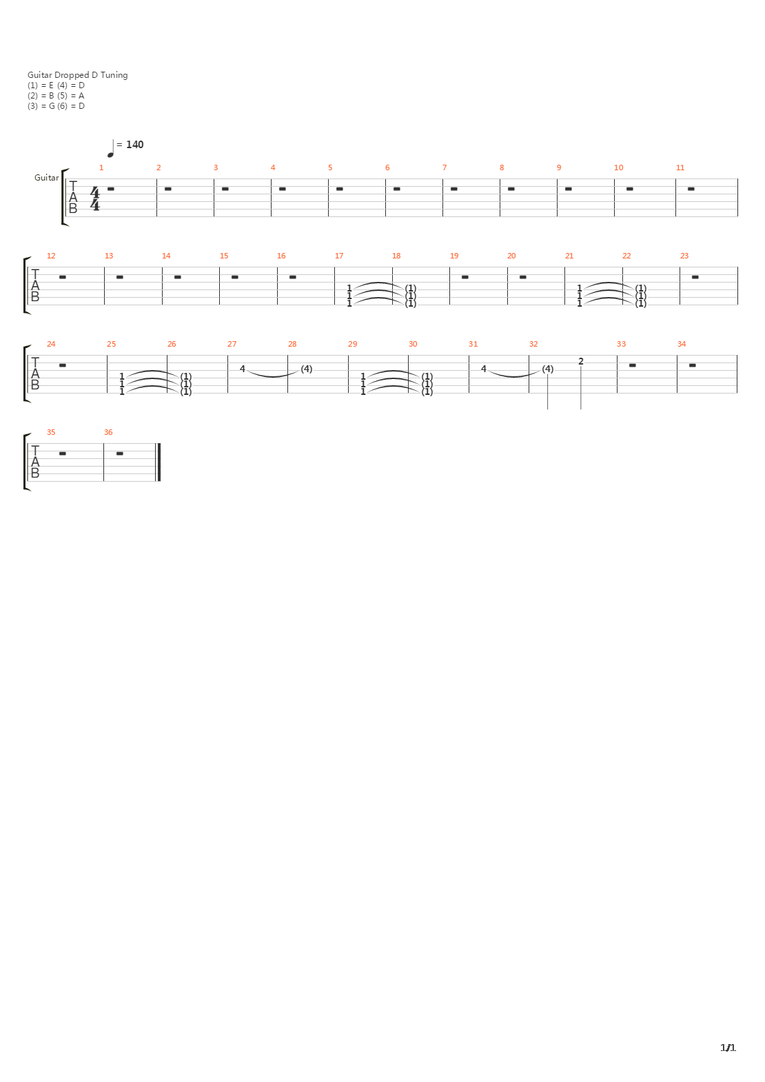 Missing Link吉他谱