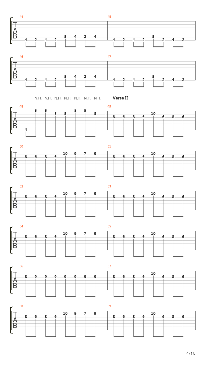 All Falls Down吉他谱