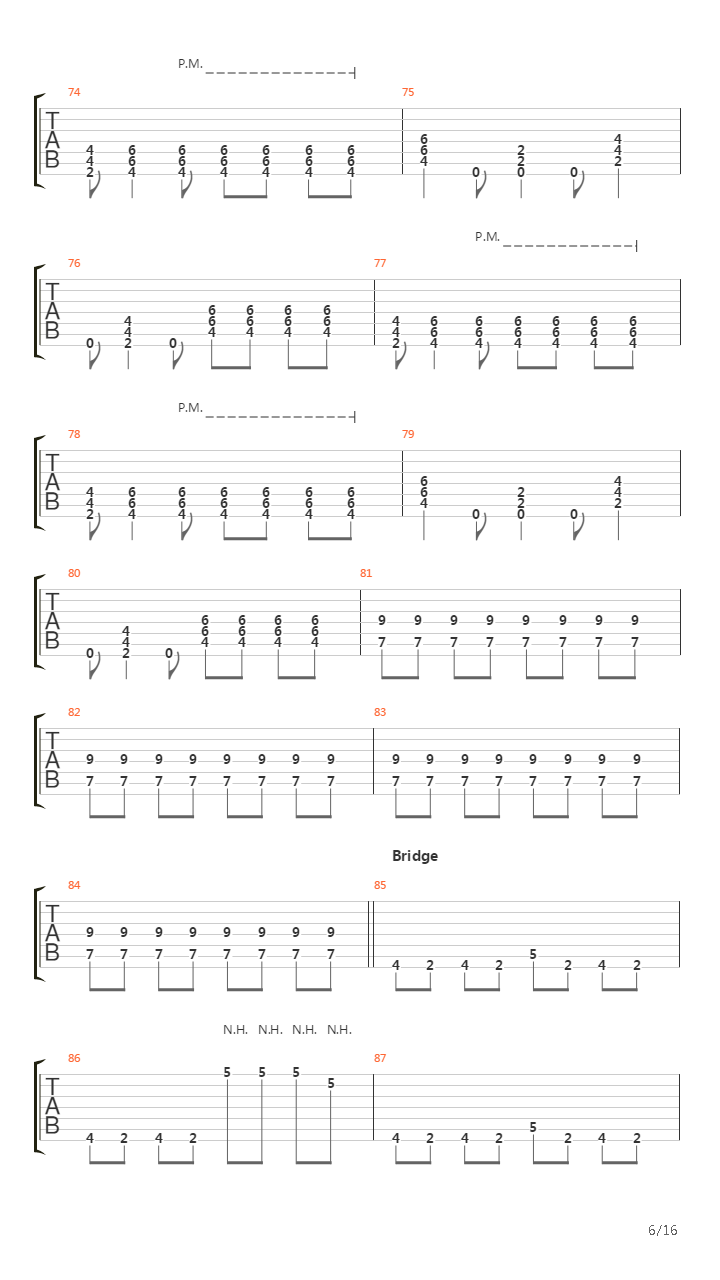 All Falls Down吉他谱