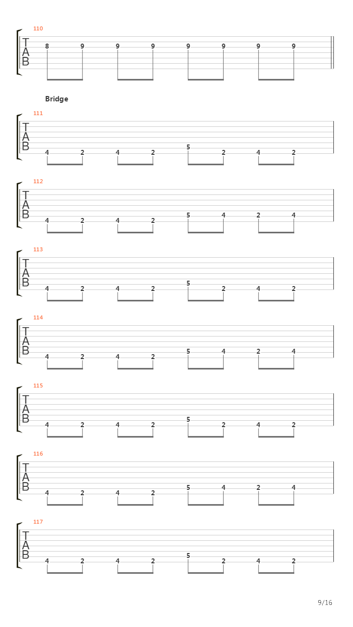 All Falls Down吉他谱