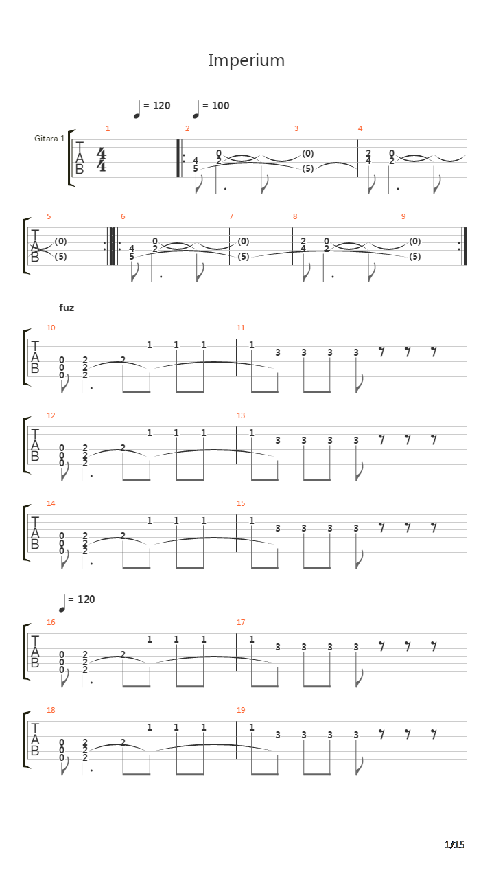 Imperium吉他谱