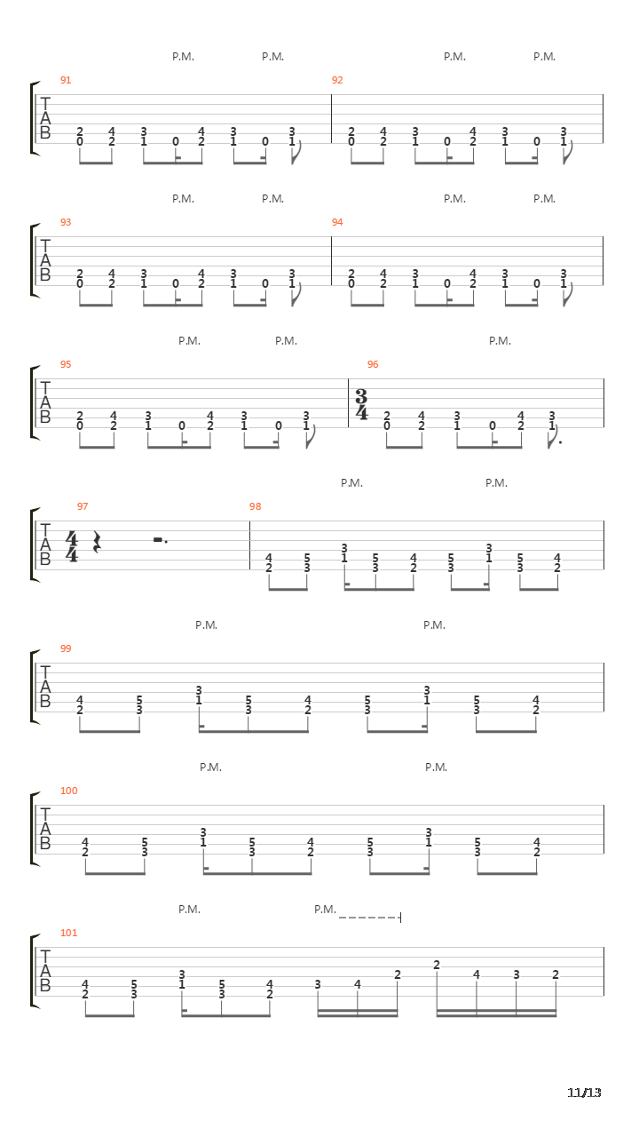 Old吉他谱