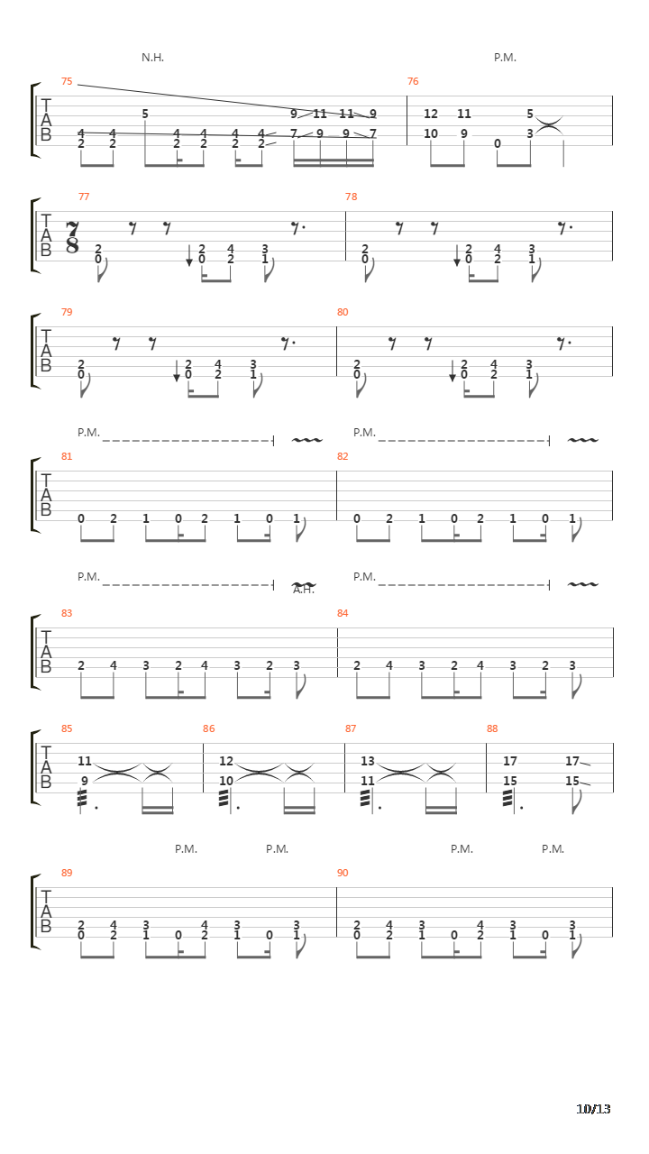 Old吉他谱