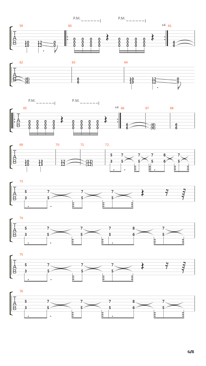 Trephination吉他谱