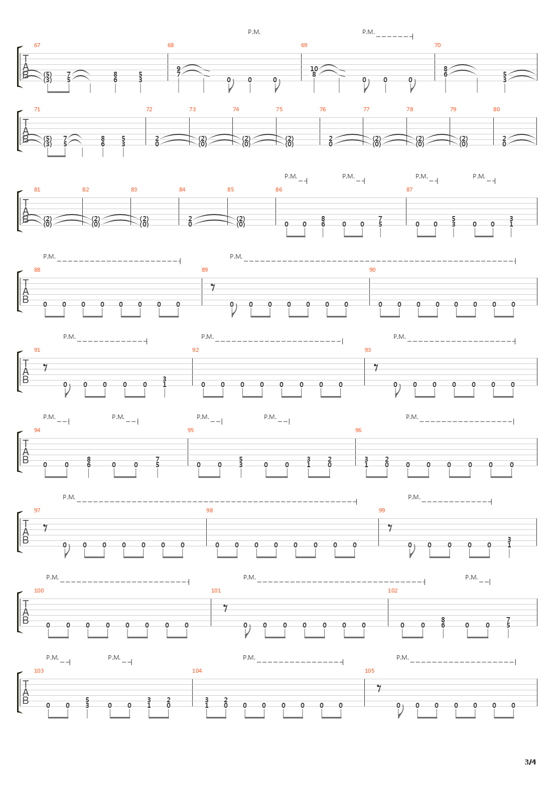 No Escape吉他谱