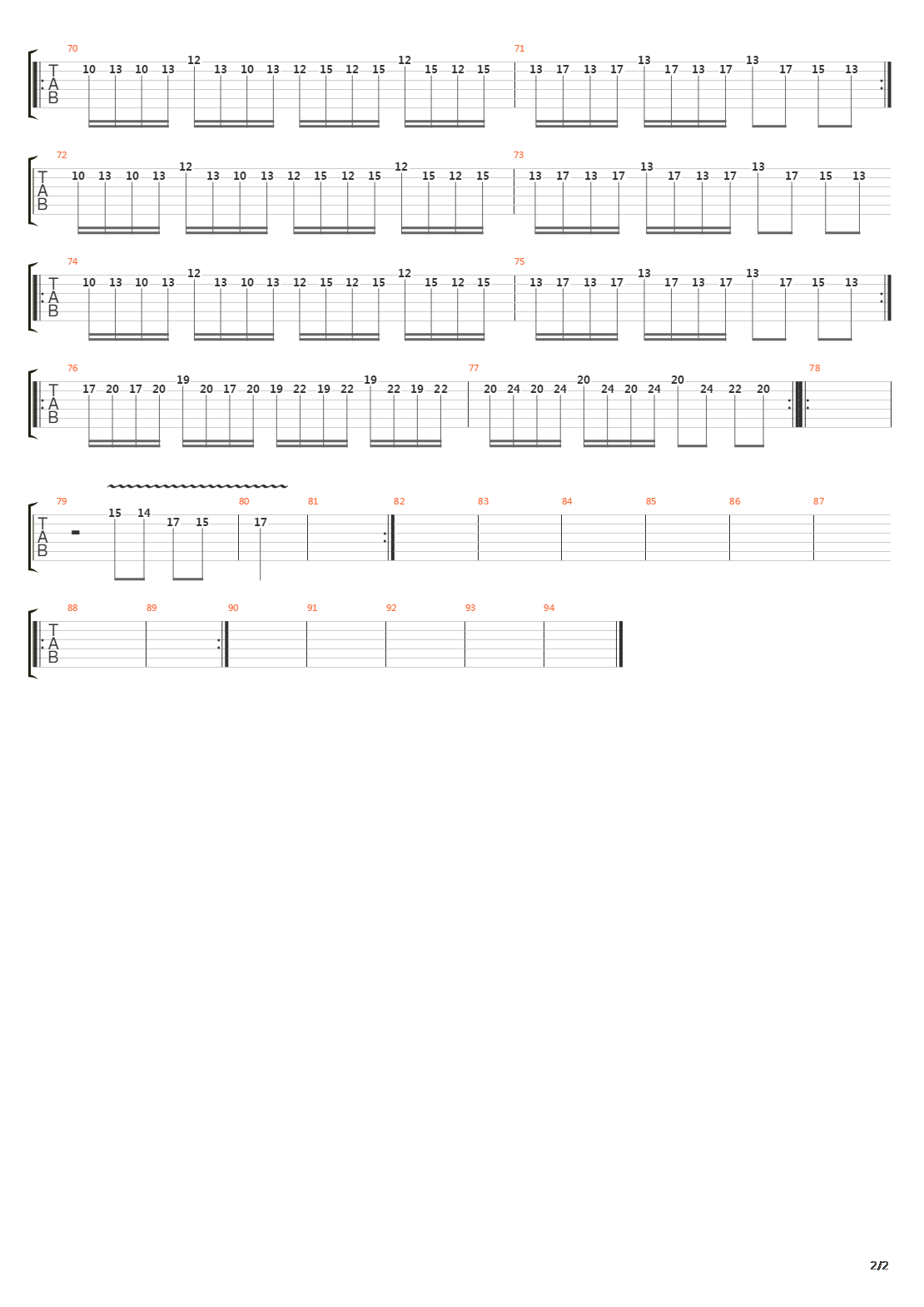 El Lago吉他谱