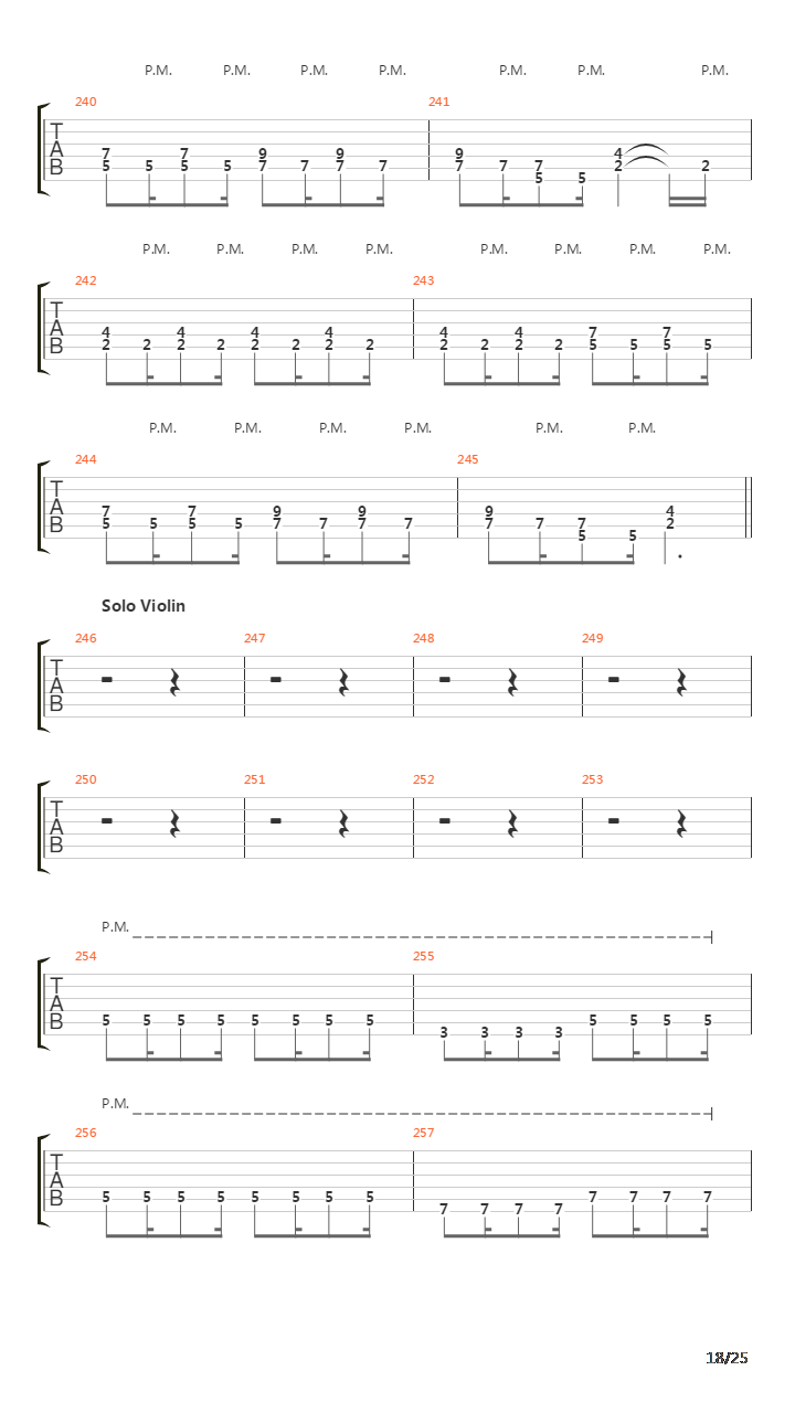 Gaia吉他谱