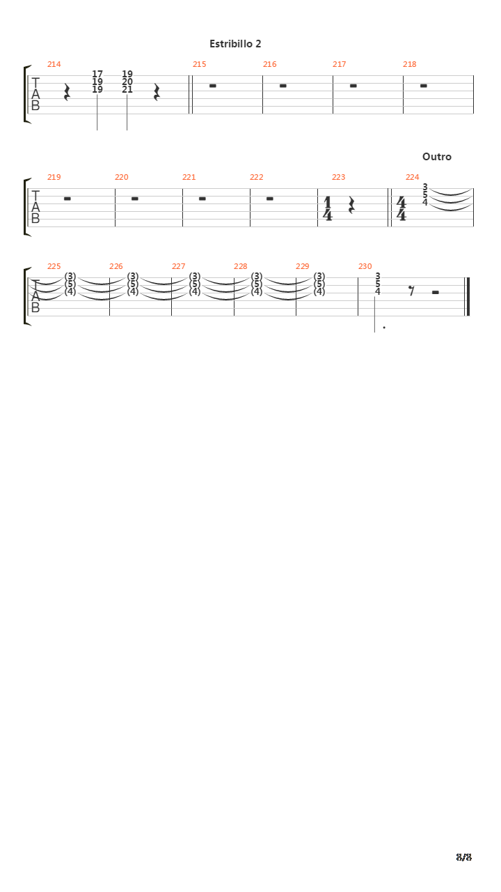 La Cancion De Pedro吉他谱