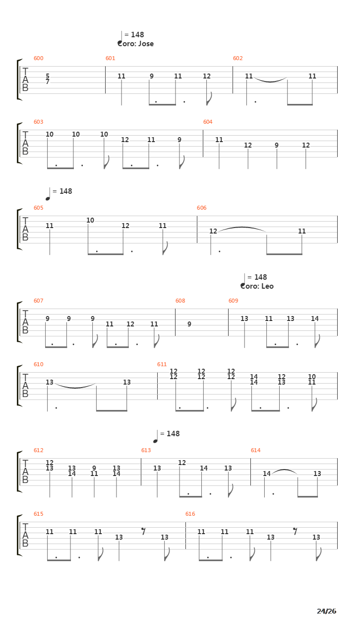 La Cantata Del Diablo吉他谱