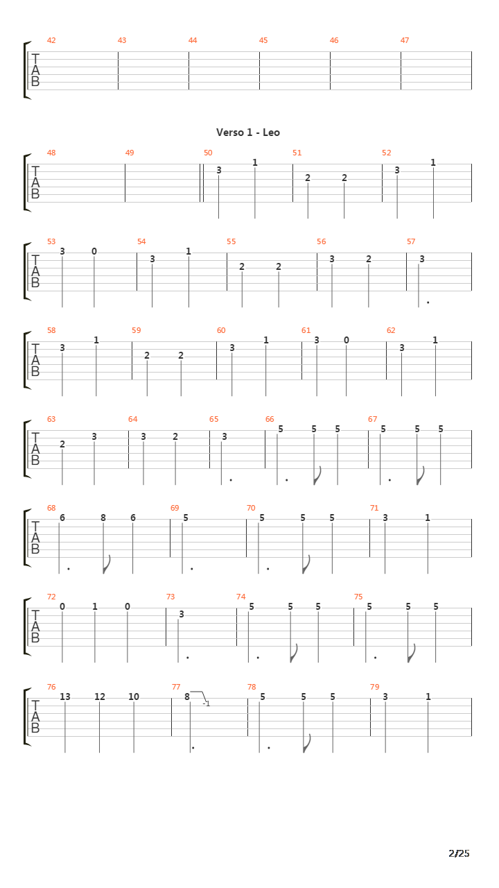 La Cantata Del Diablo吉他谱