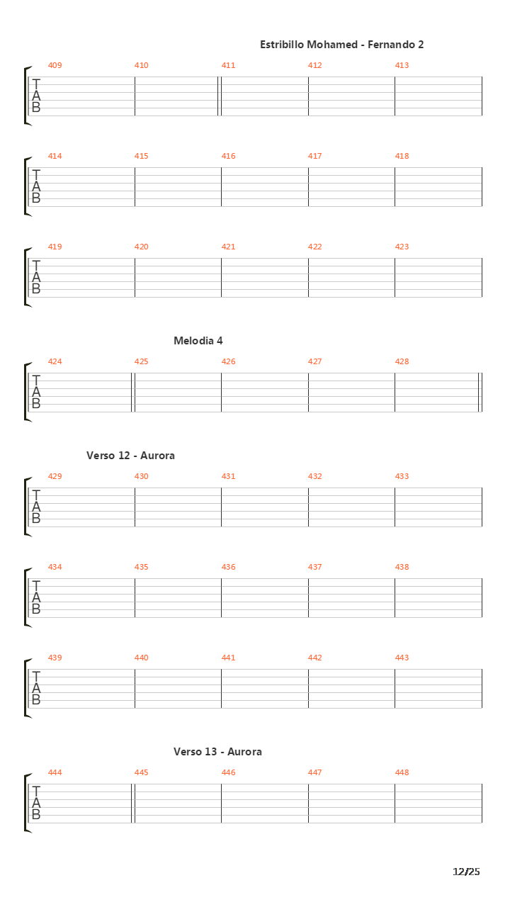 La Cantata Del Diablo吉他谱