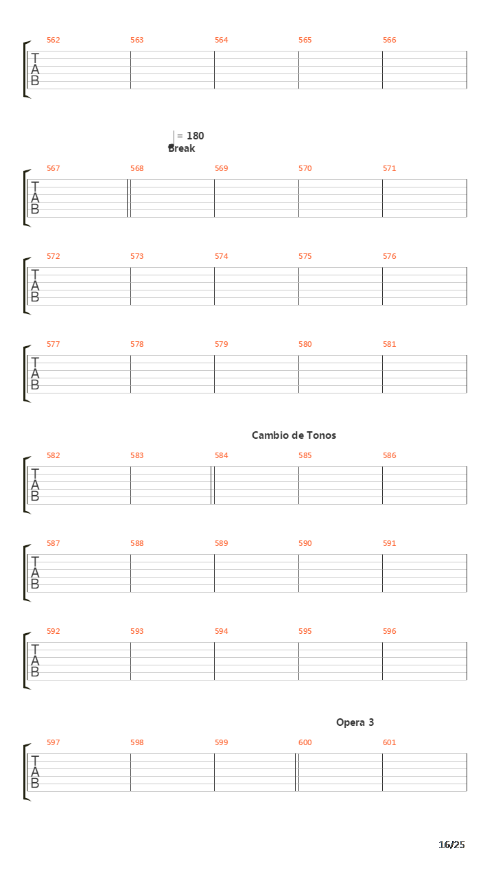 La Cantata Del Diablo吉他谱