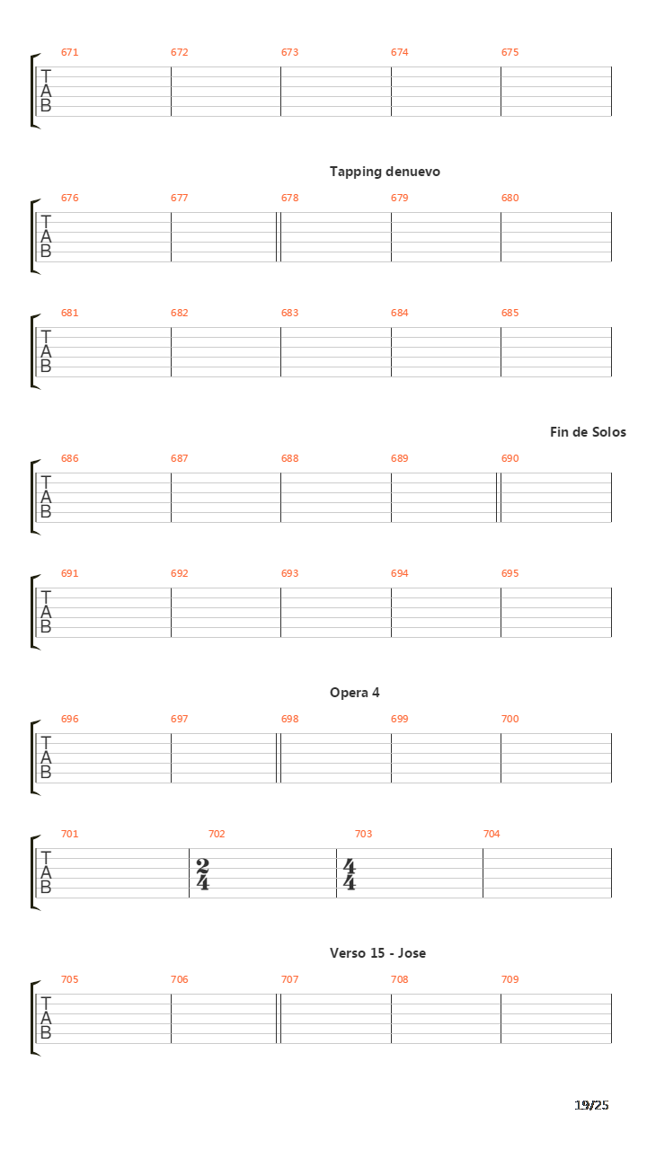 La Cantata Del Diablo吉他谱
