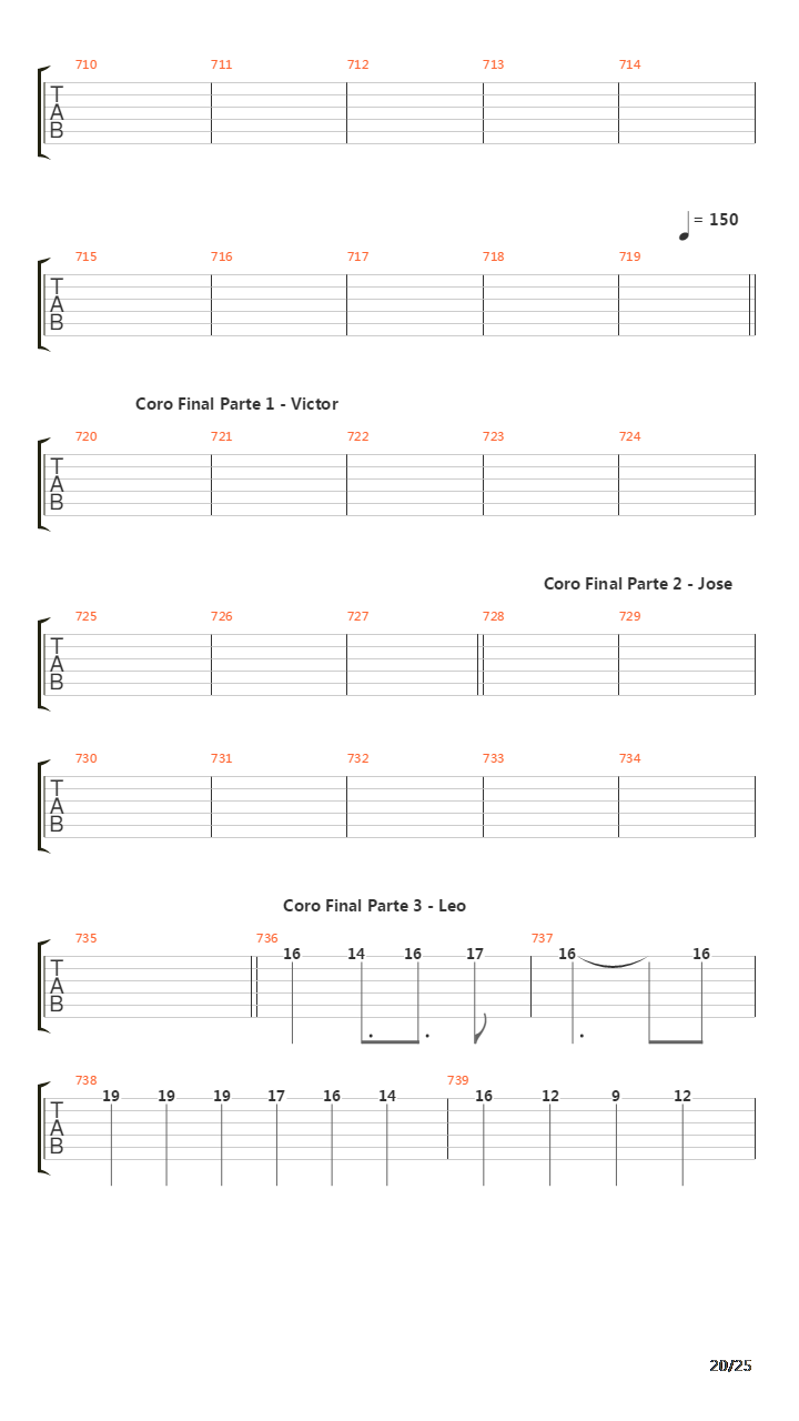 La Cantata Del Diablo吉他谱