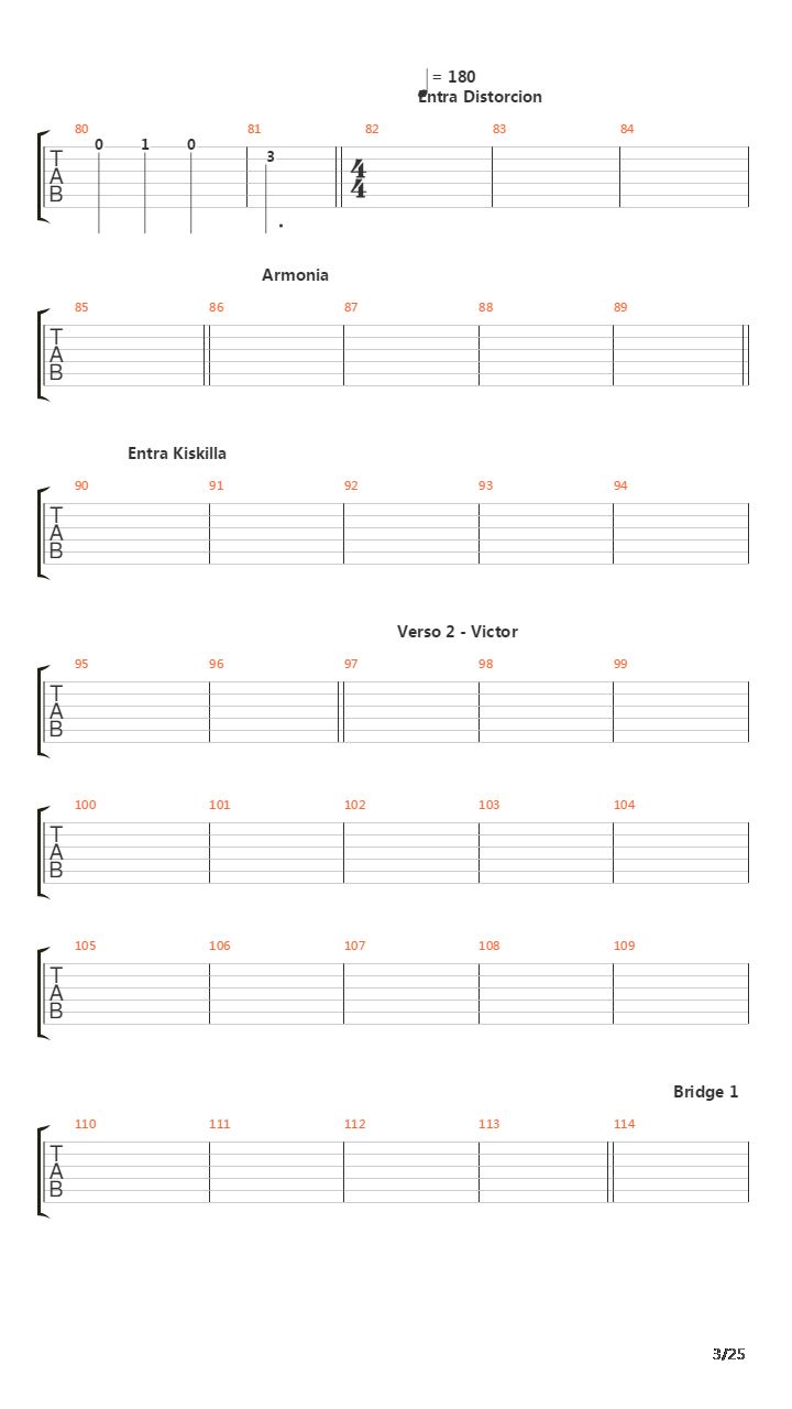 La Cantata Del Diablo吉他谱