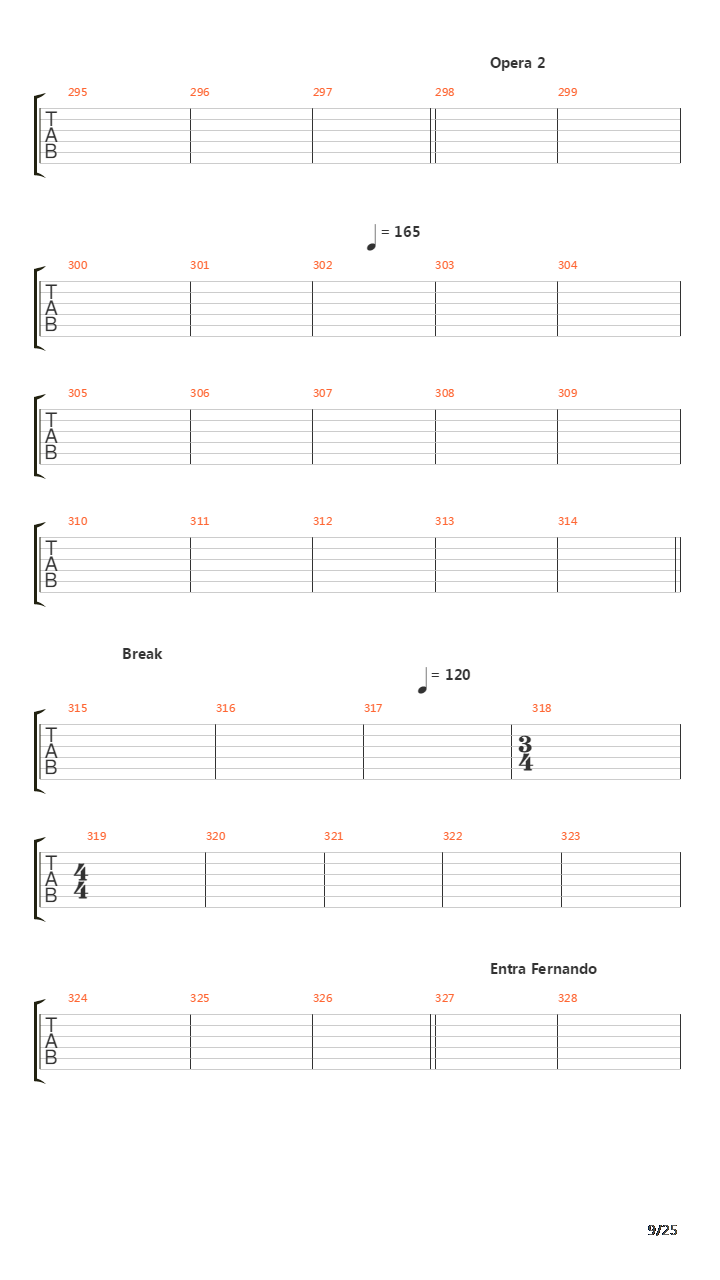 La Cantata Del Diablo吉他谱