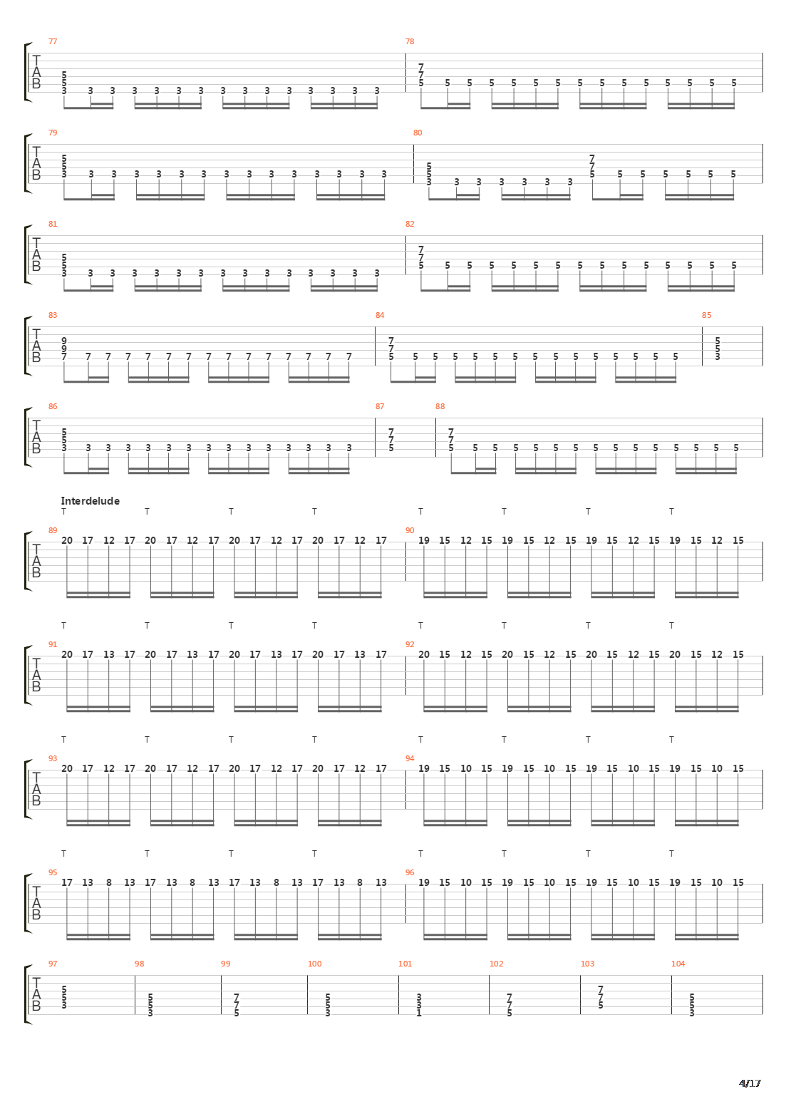 La Voz Dormida吉他谱