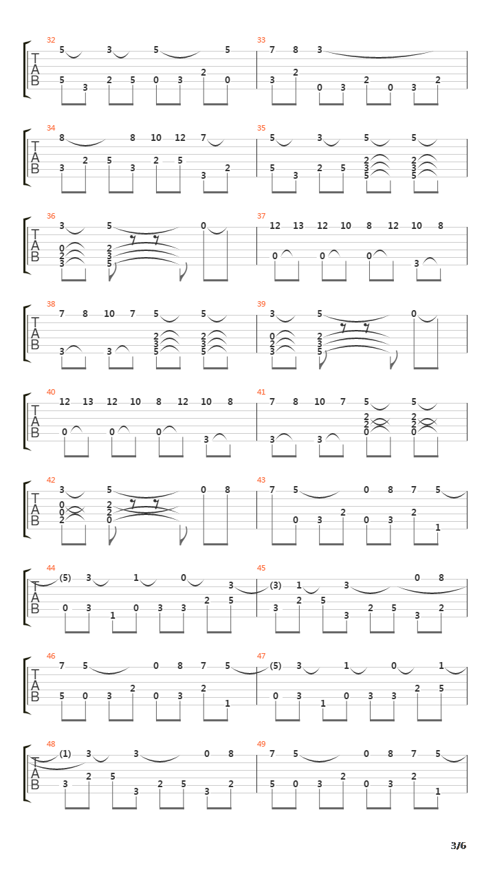 Tres Tristes Tigres吉他谱