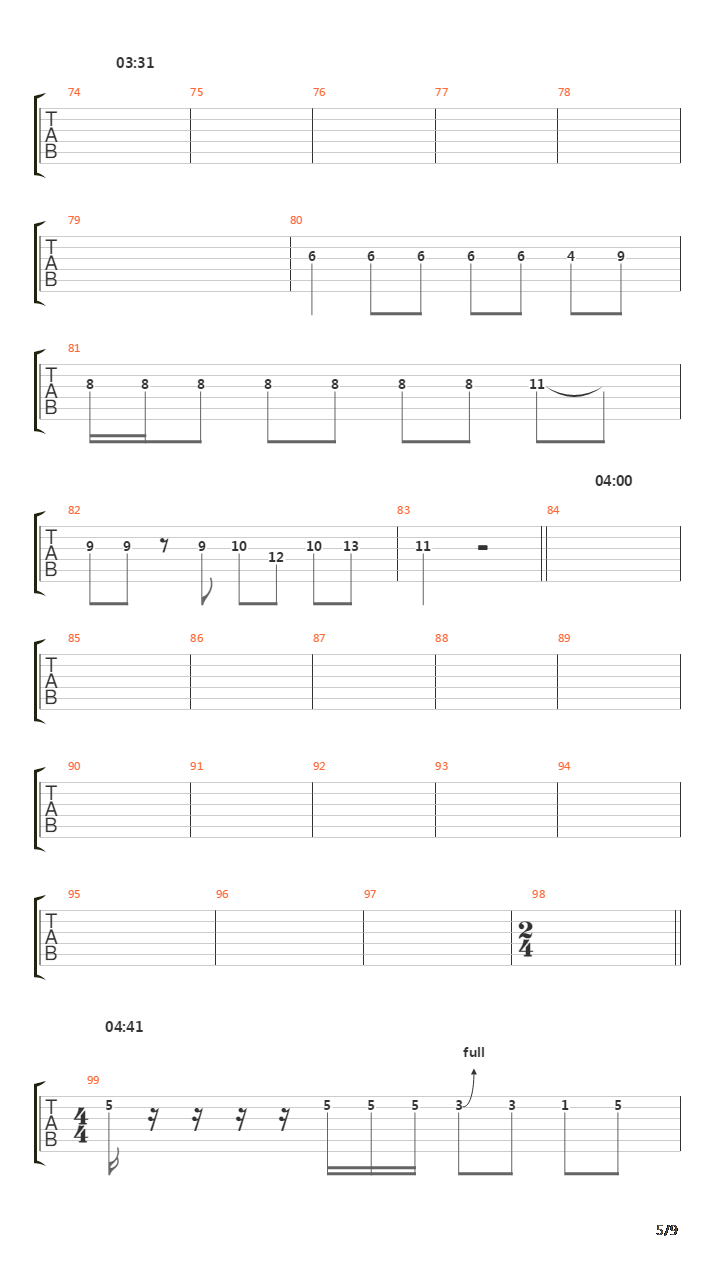 Baroque吉他谱