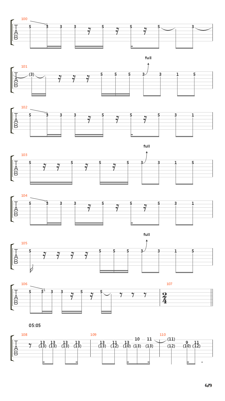 Baroque吉他谱