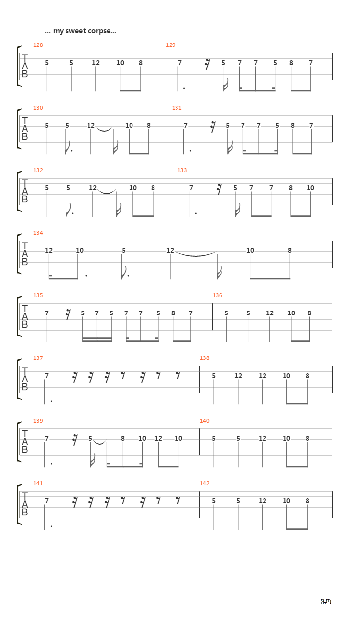 Baroque吉他谱