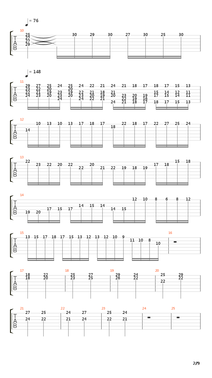 Prologue-回想-吉他谱