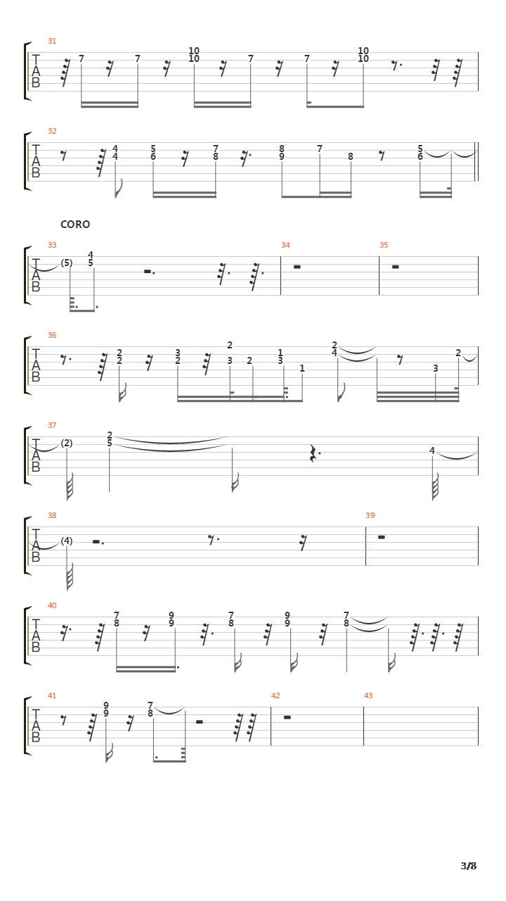 Mariposa Traicionera吉他谱