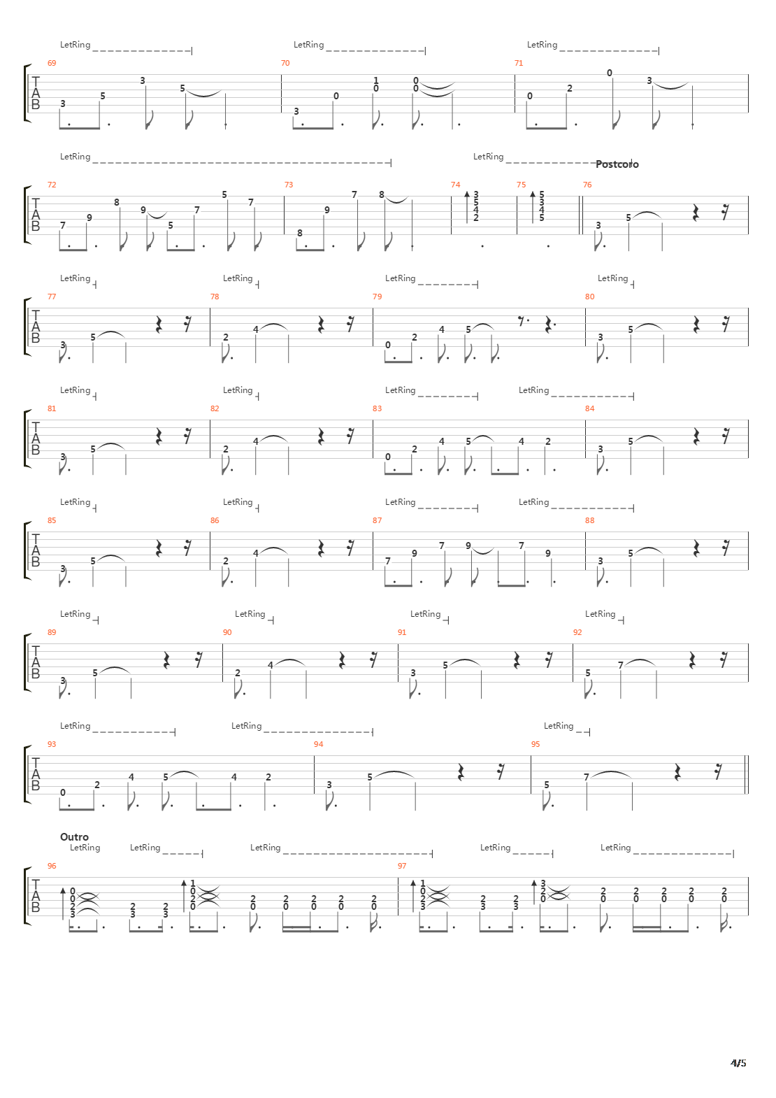 Ojala Pudiera Borrarte吉他谱