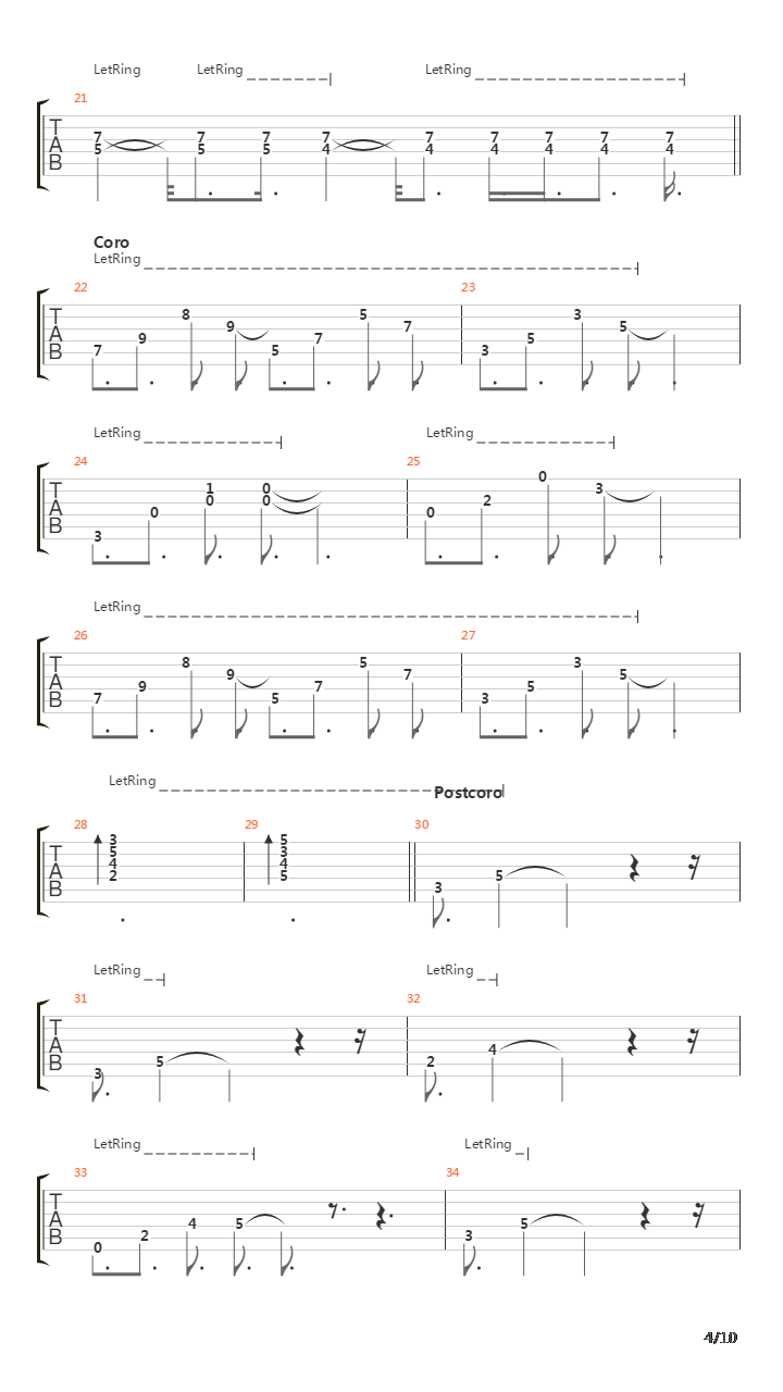 Ojala Pudiera Borrarte吉他谱