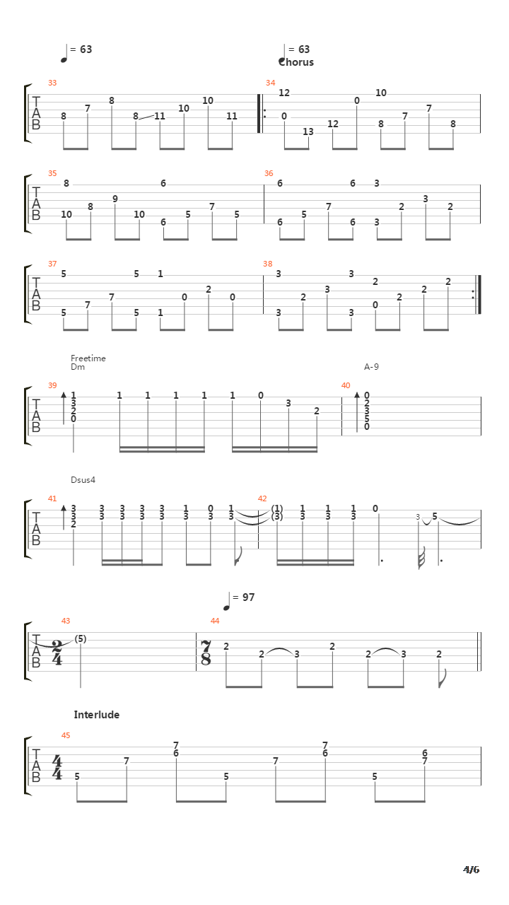 Asilos Magdalena吉他谱