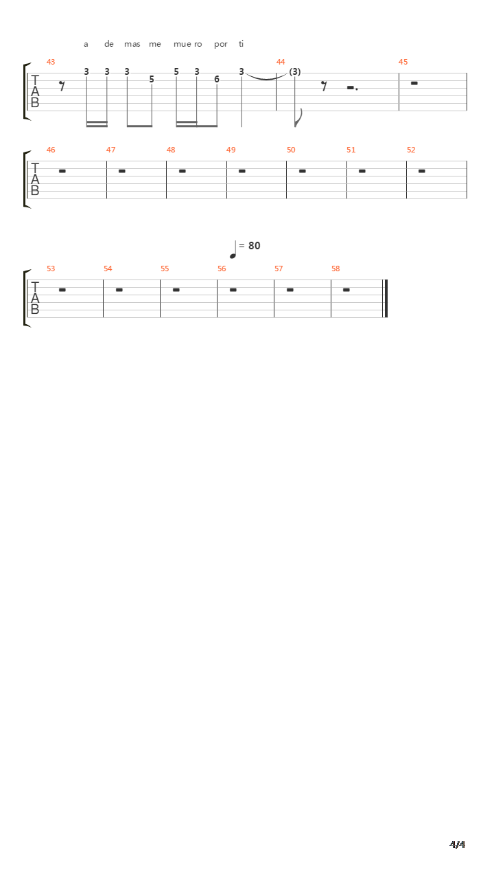 Asilos Magdalena吉他谱