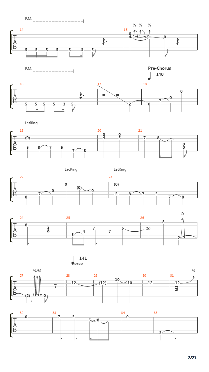 Cicatriz Esp吉他谱