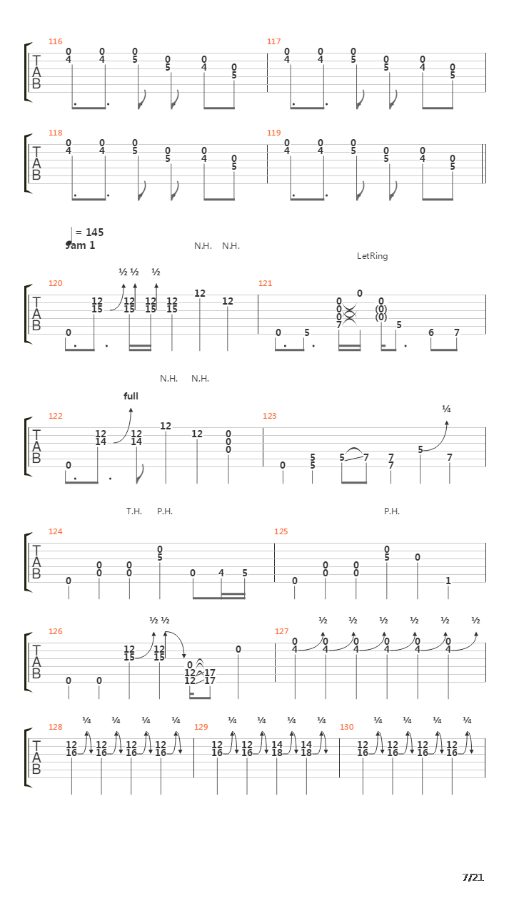 Cicatriz Esp吉他谱