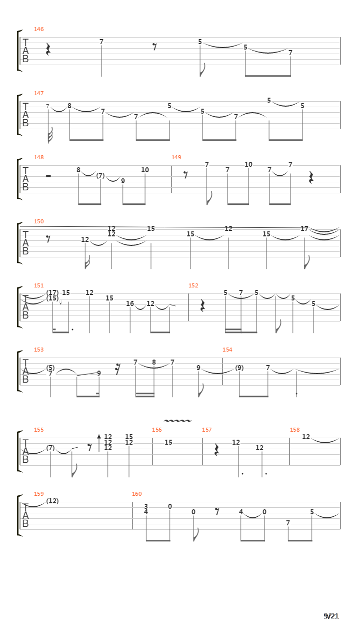 Cicatriz Esp吉他谱