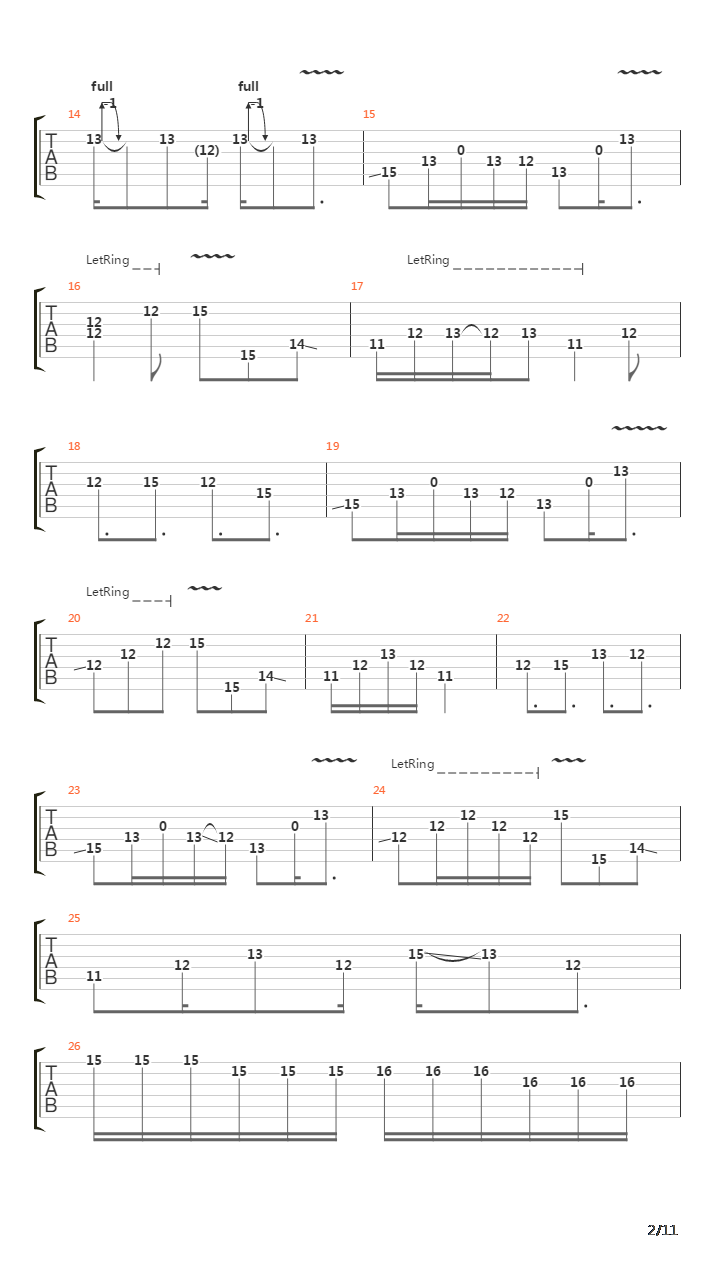 Concertina吉他谱