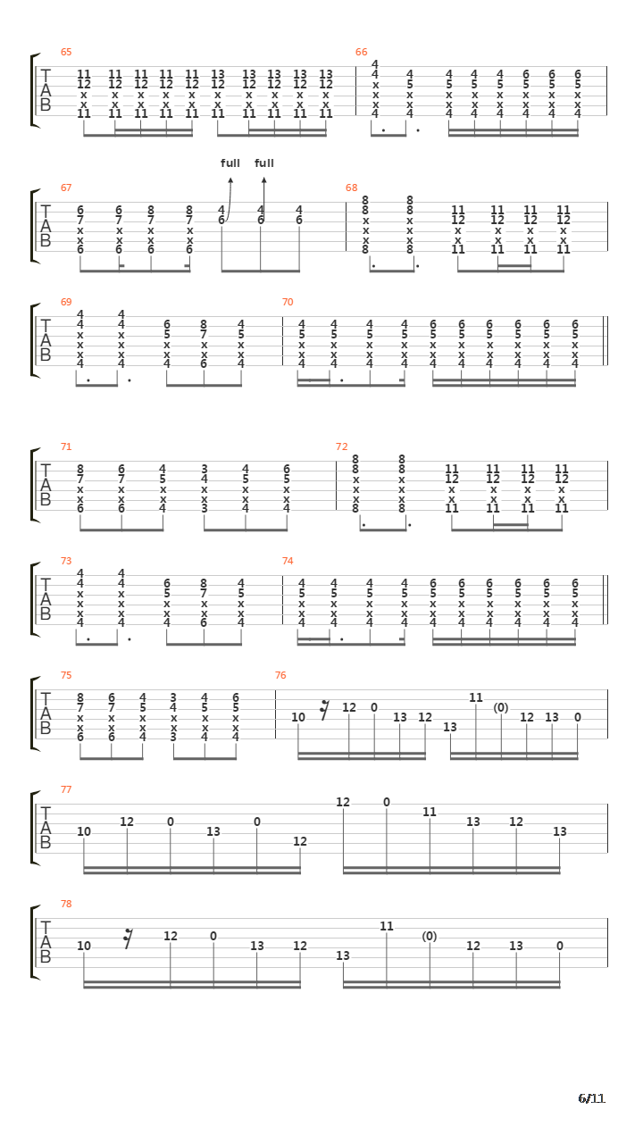 Concertina吉他谱