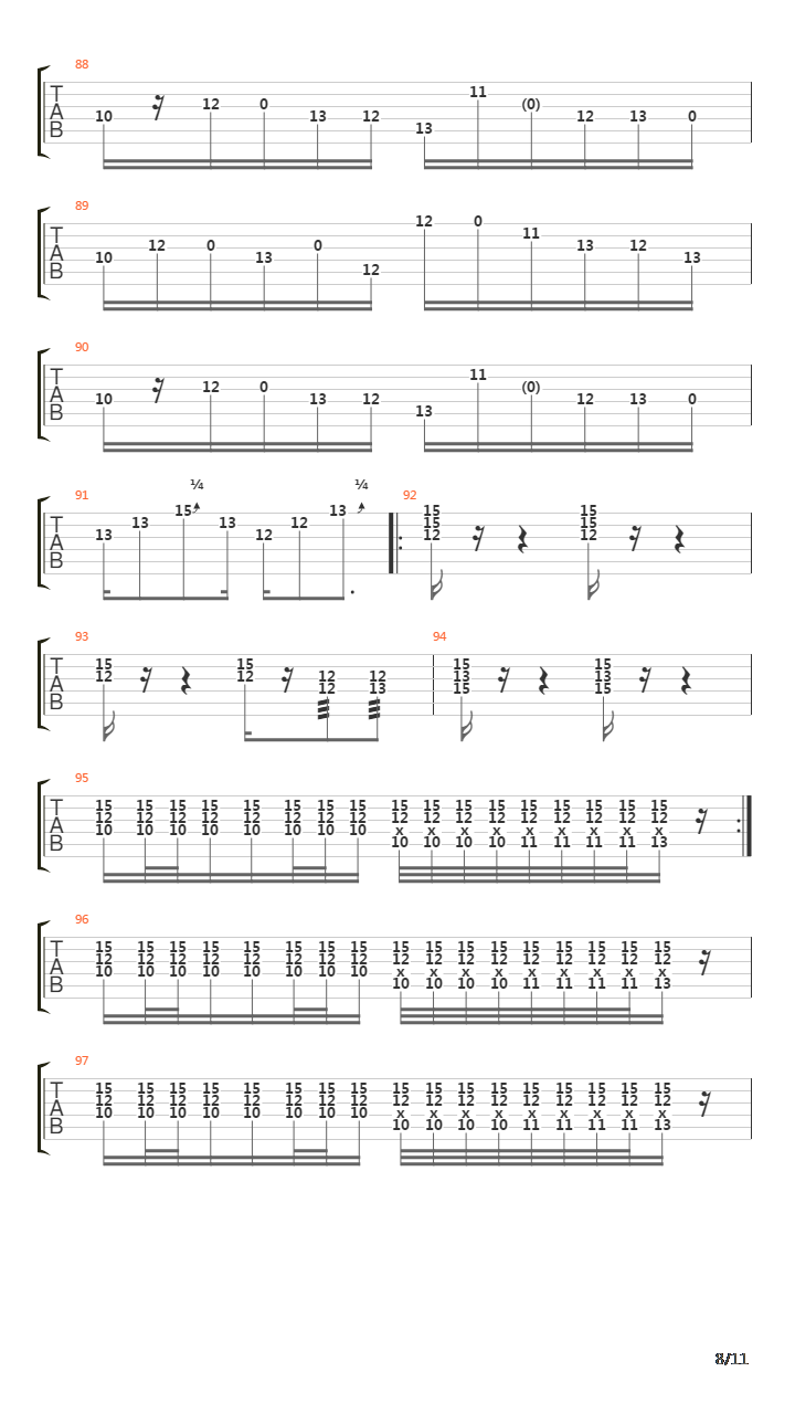 Concertina吉他谱