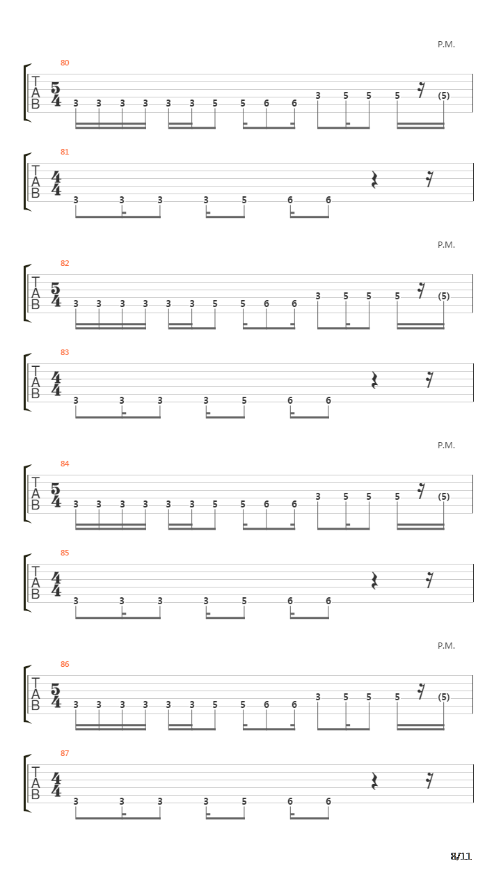 Cotopaxi吉他谱