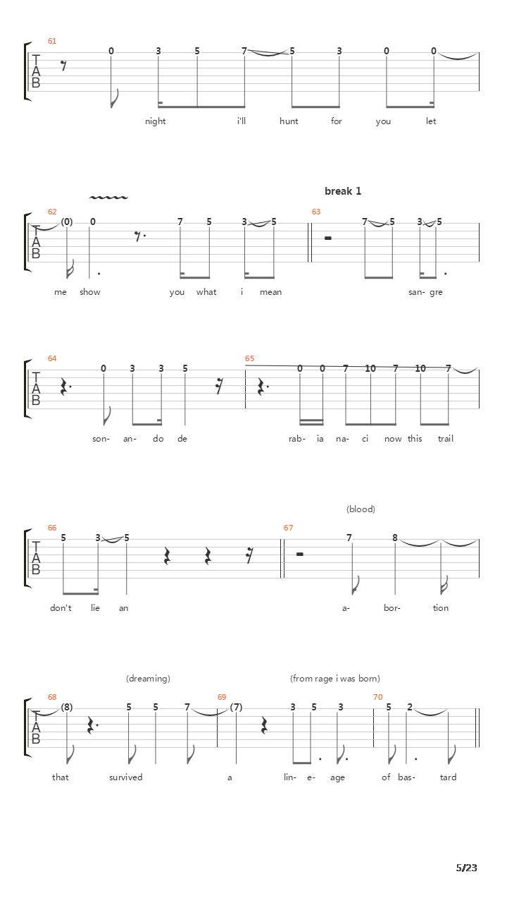 Cygnus Vismund Cygnus吉他谱