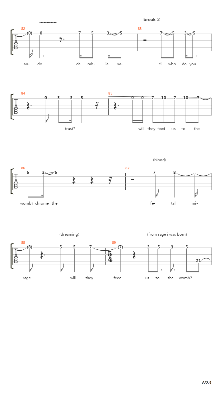 Cygnus Vismund Cygnus吉他谱